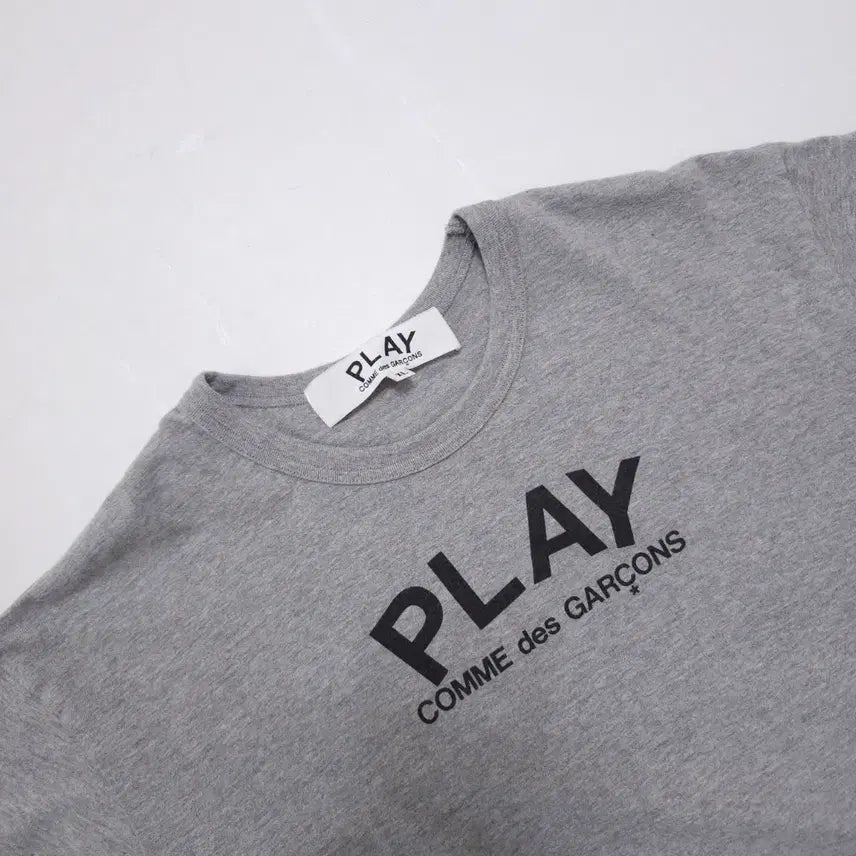 [SOLD OUT] XL) 꼼데가르송 백 하트 반팔티