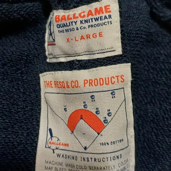 [BUNJANG] The Rescue Sweat Set Navy / 더레스큐 스웻 셋업 네이비 M,XL