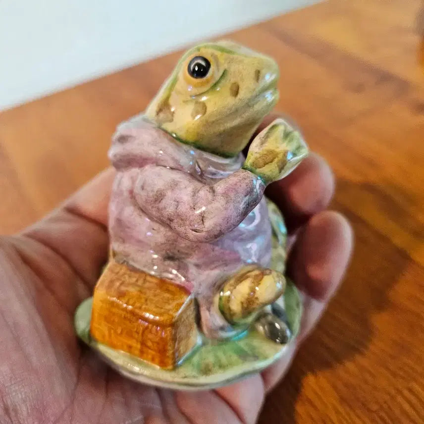 [BUNJANG] Beswick Jeremy Fisher Figurine / 1980년대 영국 베스윅 헬렌 베아트릭스 포터 제레미 피셔 피겨린.