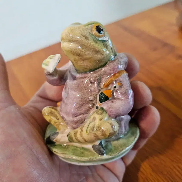 [BUNJANG] Beswick Jeremy Fisher Figurine / 1980년대 영국 베스윅 헬렌 베아트릭스 포터 제레미 피셔 피겨린.