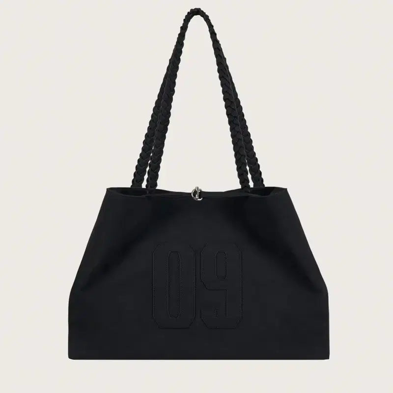 [BUNJANG] Clicheria 09 Numbering Leather Shoulder Bag / 미개봉 현물 클리시어 09 넘버링 레더 숄더백 09백 블랙