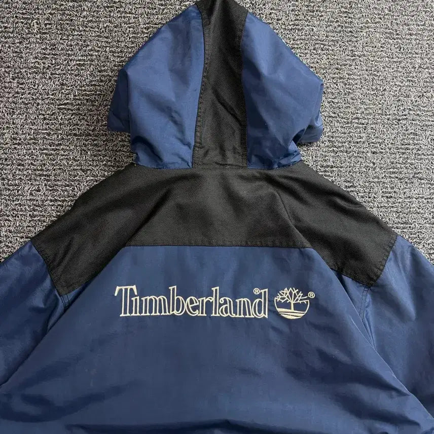 [BUNJANG] Timberland Old School Anorak Windbreaker Jacket / 팀버랜드 올드스쿨 배색 아노락 바람막이 3492