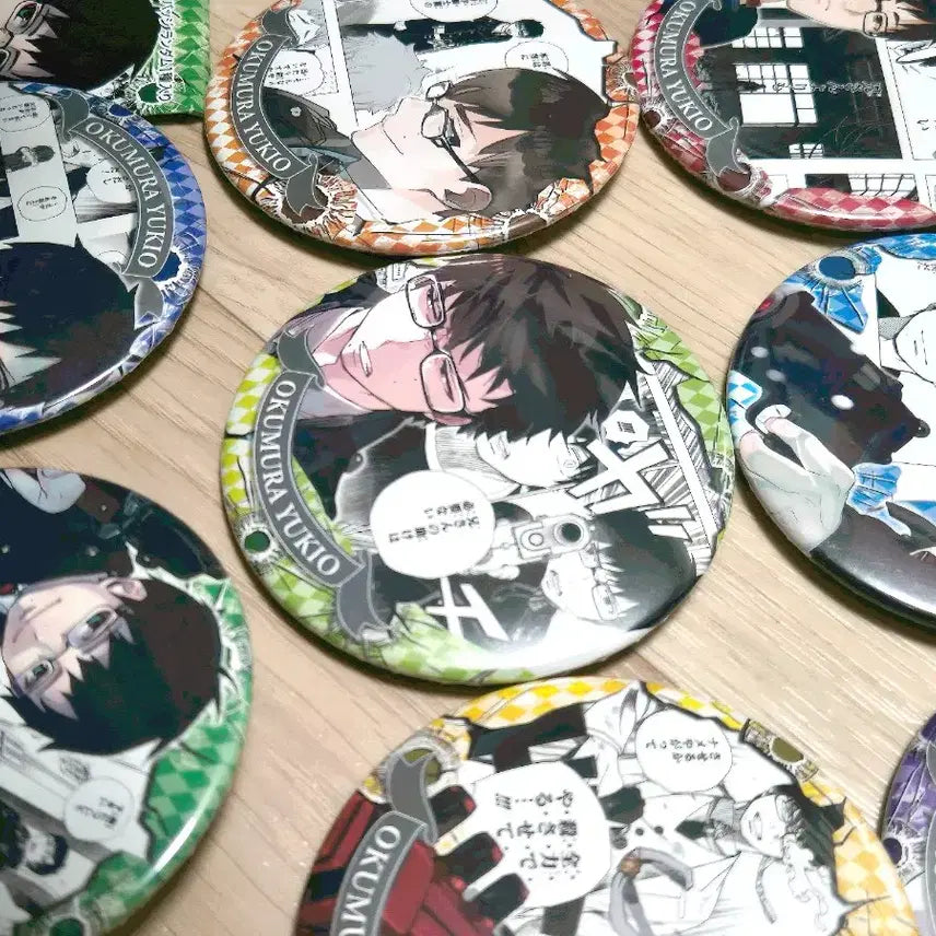 [BUNJANG] Ao No Exorcist Okumura Yukio Badge Set / 청의 엑소시스트 오쿠무라 유키오 뱃지
