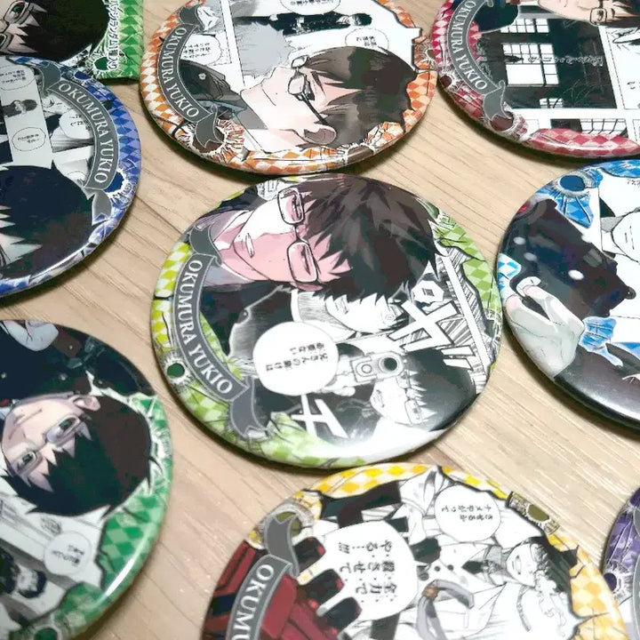 [BUNJANG] Ao No Exorcist Okumura Yukio Badge Set / 청의 엑소시스트 오쿠무라 유키오 뱃지