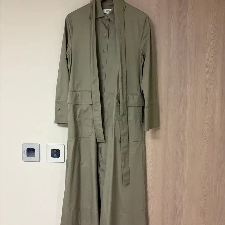 [BUNJANG] COS Belted Shirt Dress Khaki 34 / 코스 밸티드셔츠원피스 카키 34