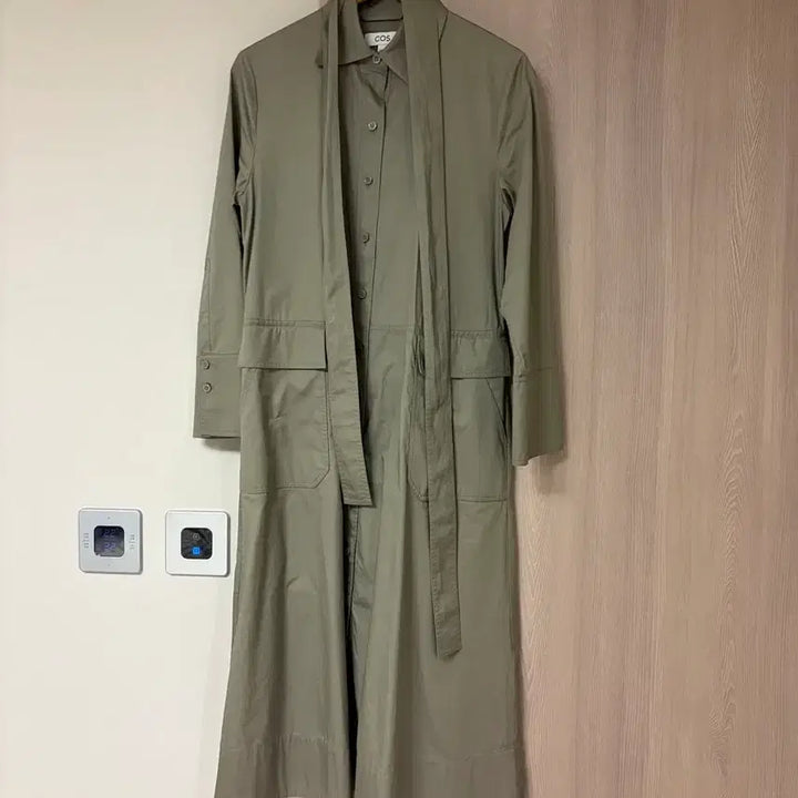 [BUNJANG] COS Belted Shirt Dress Khaki 34 / 코스 밸티드셔츠원피스 카키 34