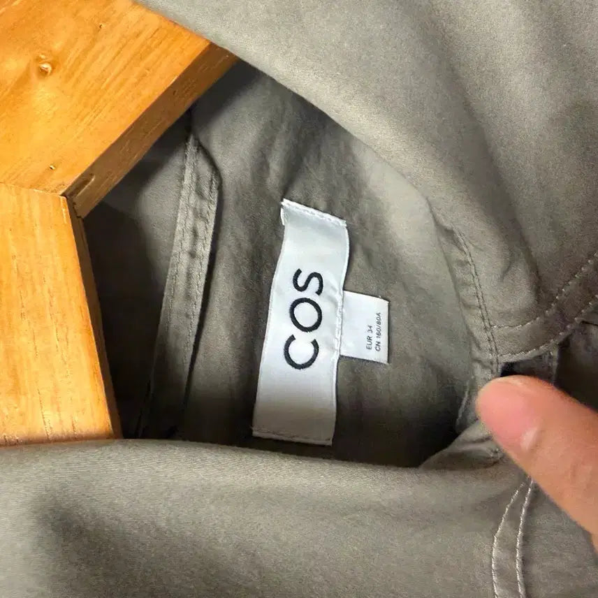 [BUNJANG] COS Belted Shirt Dress Khaki 34 / 코스 밸티드셔츠원피스 카키 34