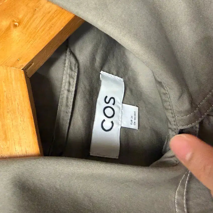 [BUNJANG] COS Belted Shirt Dress Khaki 34 / 코스 밸티드셔츠원피스 카키 34