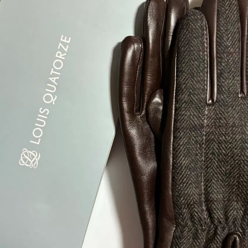[BUNJANG] Louis Quatorze Leather Touch Gloves / 루이까또즈 가죽 터치 장갑