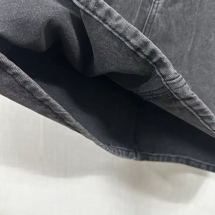 [BUNJANG] Black Denim Mini Skirt / 블랙 데님 미니 스커트