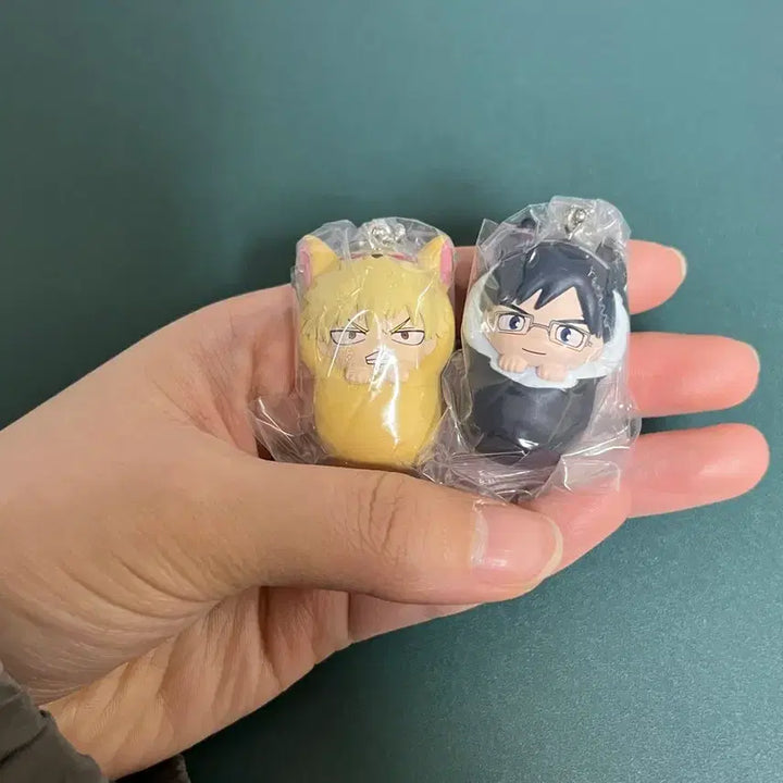 [BUNJANG] My Hero Academia Okurumi Pouch &amp; Keychain Bundle - Bakugo Katsuki &amp; Iida Tenya / 일괄 나히아 히로아카 오쿠루미 포대기 가챠 키링 바쿠고 카츠키 이이다텐야