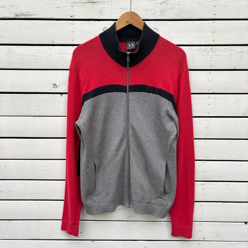 [BUNJANG] Armani Exchange Knit Zip-Up / Armani Exchange 아르마니 익스체인지 니트 집업