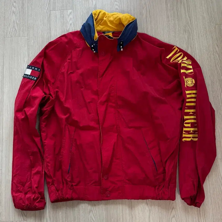 [BUNJANG] Tommy Hilfiger Track Jacket Red M / 타미힐피거 트랙자켓 레드 M사이즈