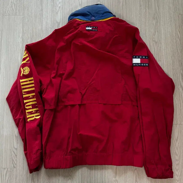 [BUNJANG] Tommy Hilfiger Track Jacket Red M / 타미힐피거 트랙자켓 레드 M사이즈