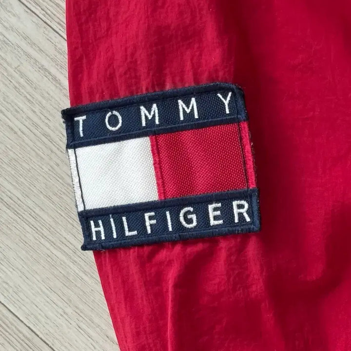 [BUNJANG] Tommy Hilfiger Track Jacket Red M / 타미힐피거 트랙자켓 레드 M사이즈