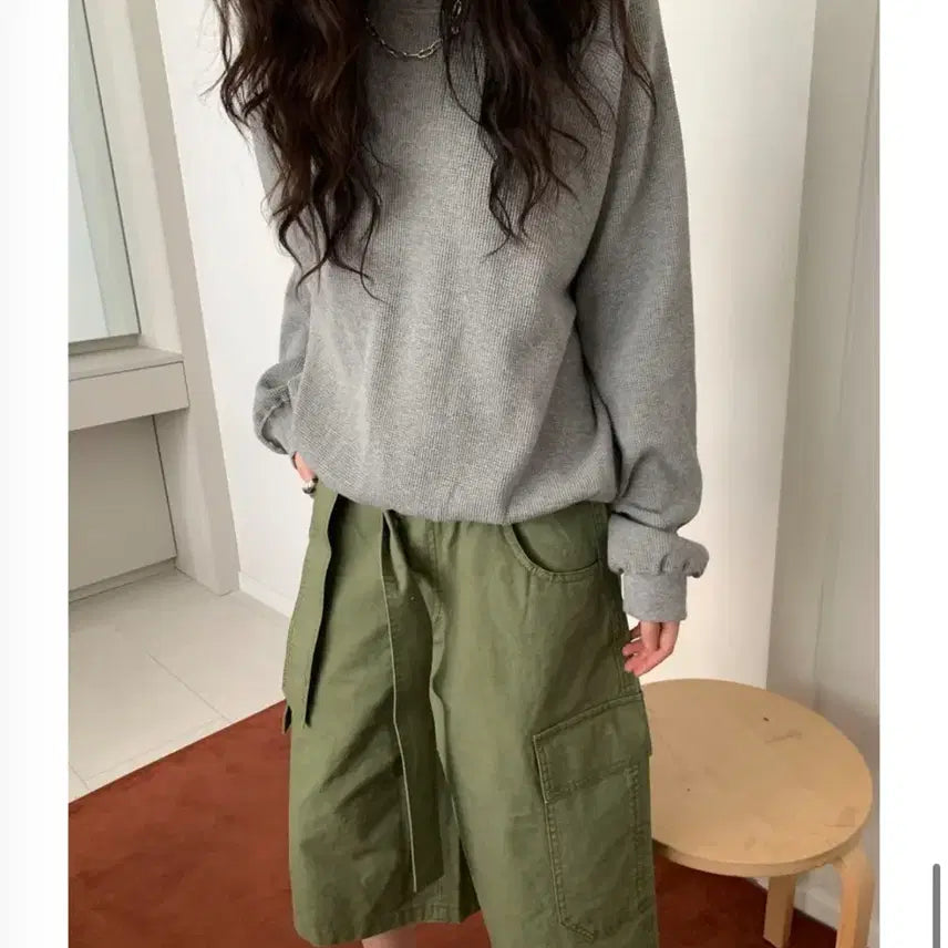 [BUNJANG] LaBeaute Waffle Knit Sweatshirt / 라보떼 와플맨투맨