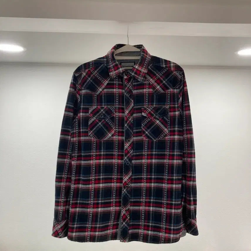 [BUNJANG] VILLAND Vintage Western Check Shirt / VILLAND 일본 빈티지 웨스턴 체크 셔츠