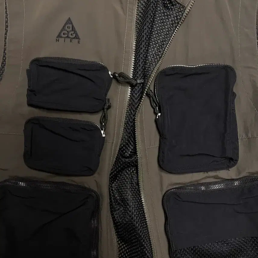 [BUNJANG] Nike ACG Cargo Vest Khaki M / 나이키 ACG 베스트 카고 카키 M