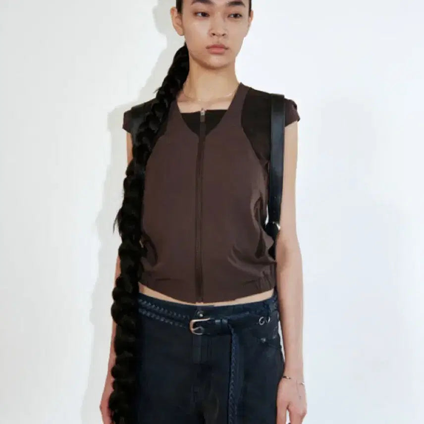 [BUNJANG] MSCHF Color Blocked Track Zip-Up / MSCHF COLOR BLOCKED TRACK ZIP-UP brown