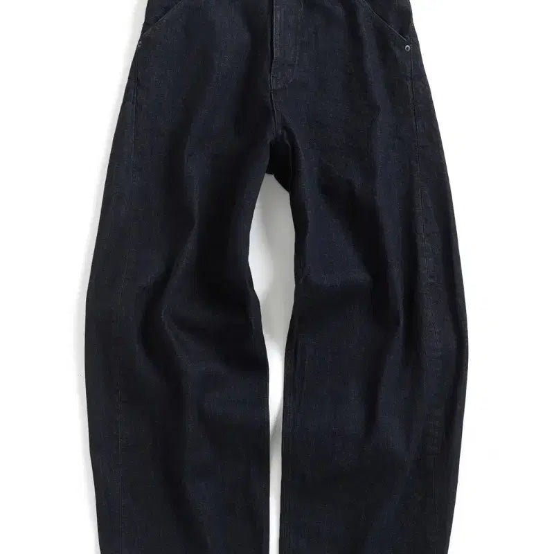 [BUNJANG] Hatching Room Wide Curve Jeans Indigo / (4) 해칭룸 와이드 커브진 인디고 와커진