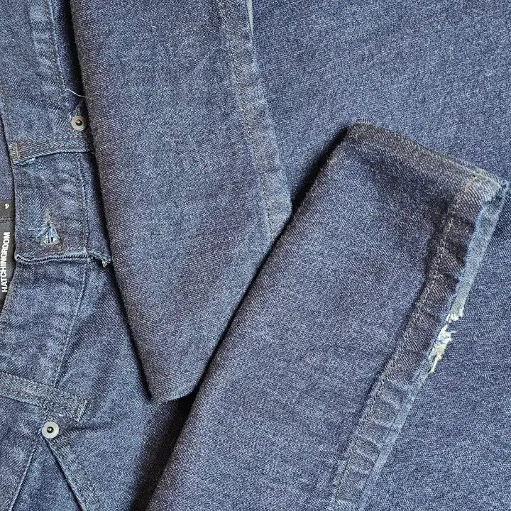 [BUNJANG] Hatching Room Wide Curve Jeans Indigo / (4) 해칭룸 와이드 커브진 인디고 와커진