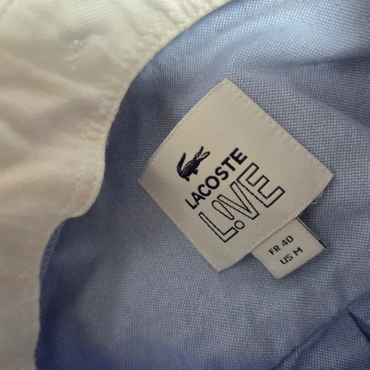 [BUNJANG] Lacoste Oxford Shirt (Size 40) / 라코스테 옥스포드 셔츠 40(L 가슴둘레 100)