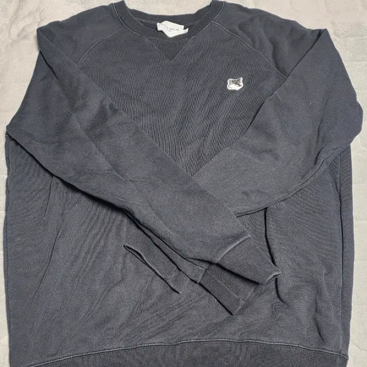 [BUNJANG] Maison Kitsuné Fox Head Sweatshirt Dark Navy XL / 메종키츠네 폭스 헤드 맨투맨 다크네이비 XL