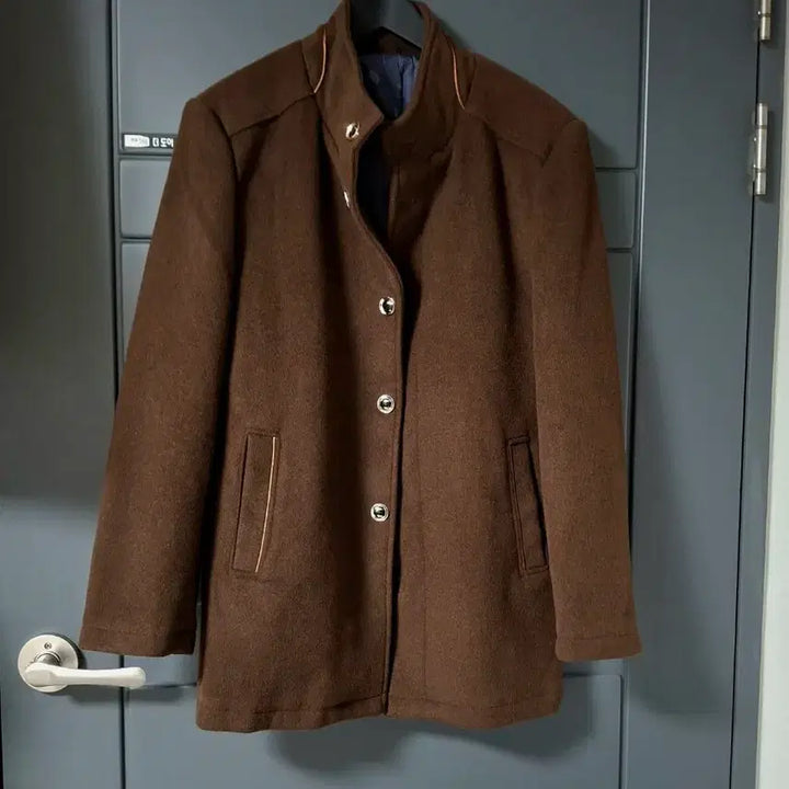 [BUNJANG] Playboy Brown Wool Coat (L) / 빈티지 정품!플레이보이 브라운 모직코트 L사이즈