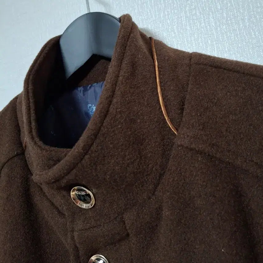 [BUNJANG] Playboy Brown Wool Coat (L) / 빈티지 정품!플레이보이 브라운 모직코트 L사이즈