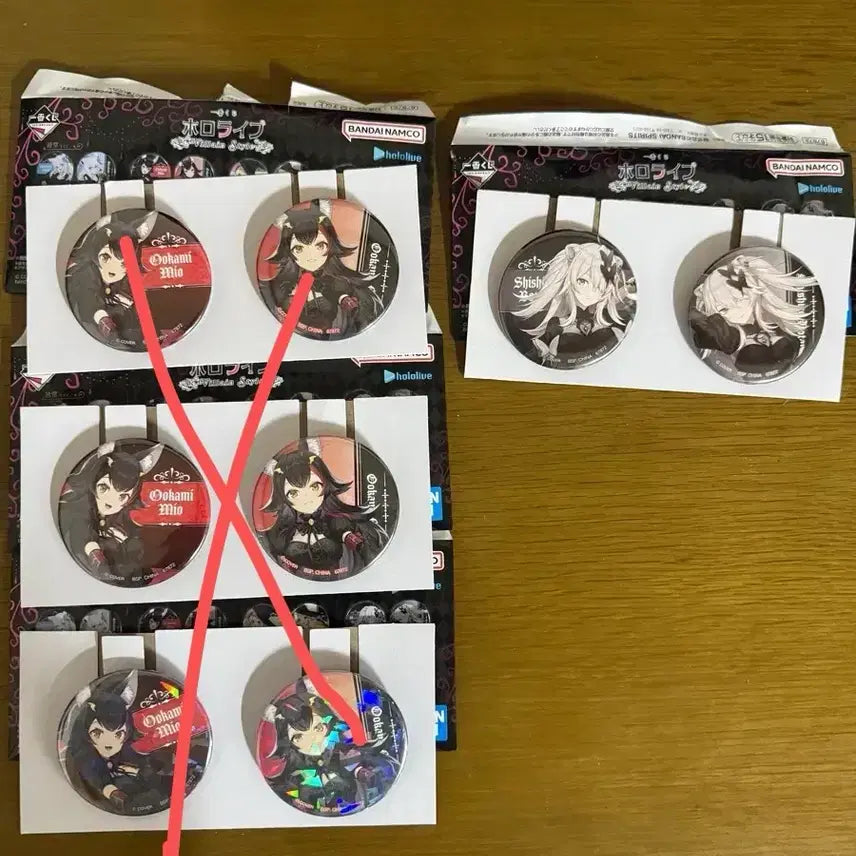 [BUNJANG] Hololive Villain Style Button Badge - Shishiro Botan / 홀로라이브 빌런 스타일 캔뱃지 판매