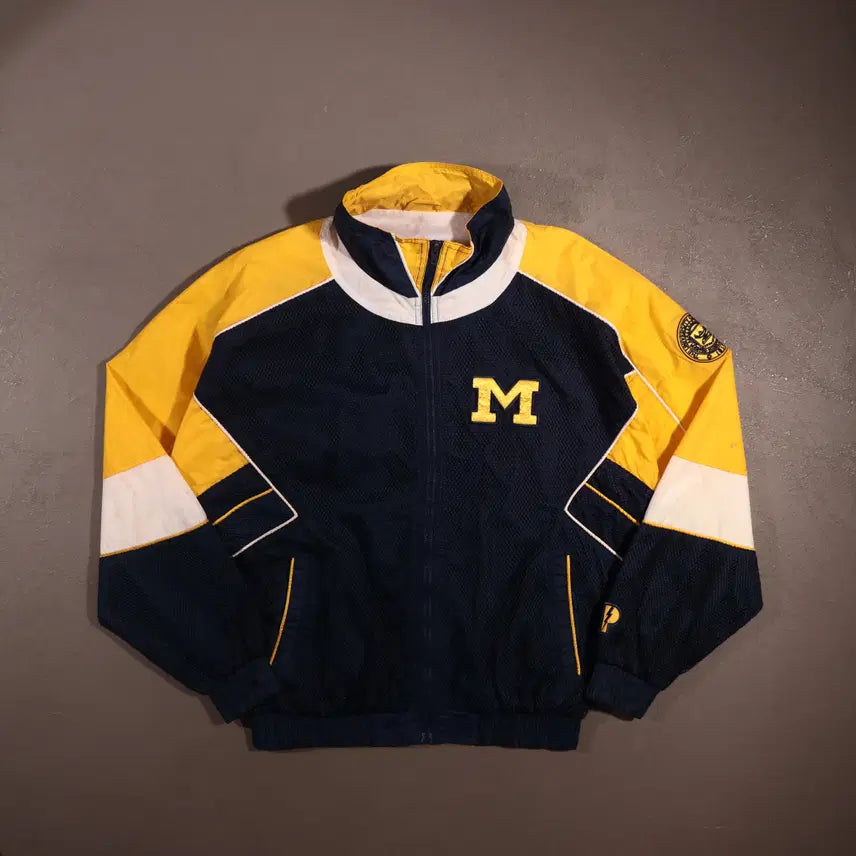 [BUNJANG] 90s Old School College Mesh Windbreaker / 90s 올드스쿨 컬리지 매쉬 바람막이 C405