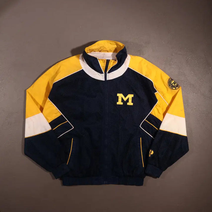 [BUNJANG] 90s Old School College Mesh Windbreaker / 90s 올드스쿨 컬리지 매쉬 바람막이 C405