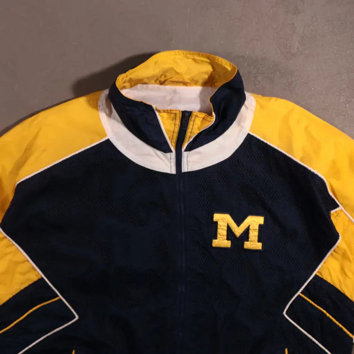 [BUNJANG] 90s Old School College Mesh Windbreaker / 90s 올드스쿨 컬리지 매쉬 바람막이 C405