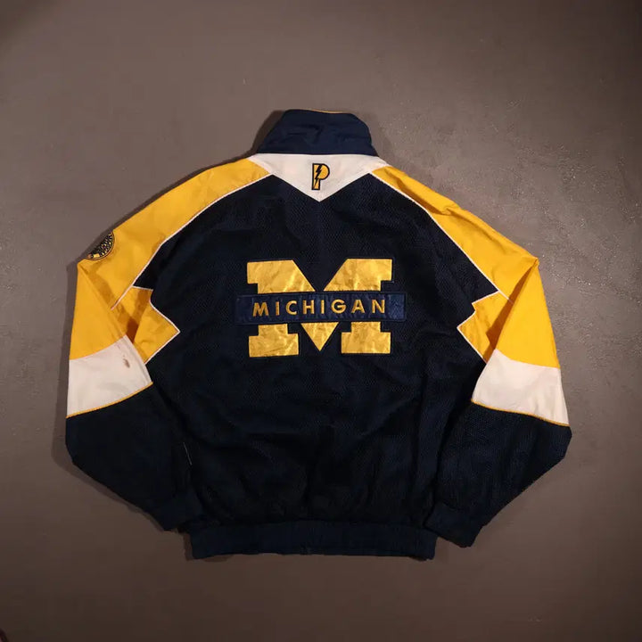 [BUNJANG] 90s Old School College Mesh Windbreaker / 90s 올드스쿨 컬리지 매쉬 바람막이 C405