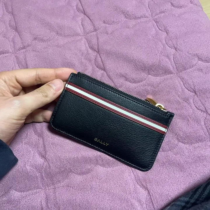 [BUNJANG] Bally Signature Zipper Card Wallet / 발리 Bally 시그니처 지퍼 카드 지갑