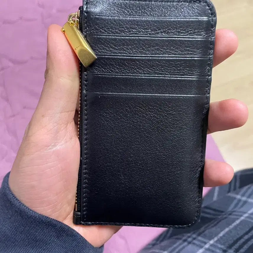 [BUNJANG] Bally Signature Zipper Card Wallet / 발리 Bally 시그니처 지퍼 카드 지갑