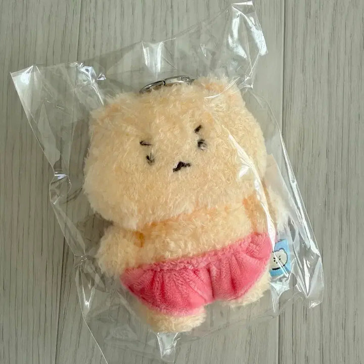 [BUNJANG] MangGom ManggeureojinGom "Pink Panties" Plush Keychain / 망곰 망그러진곰 인형 키링 핑크빤쓰 꼬질 기본