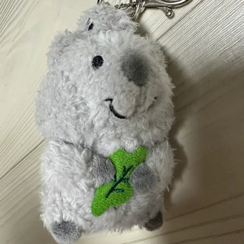 [BUNJANG] Gray Capybara Bear Doll Keychain / 회색 카피바라 곰돌이 인형 키링