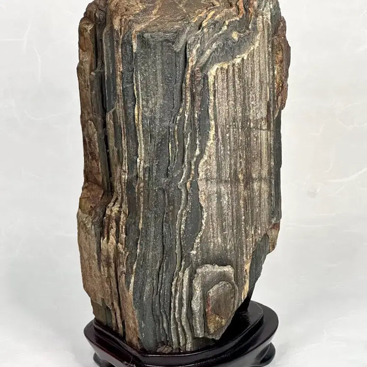 [BUNJANG] Namhangang River Chocolate Stone Landscape Stone / 초코석 절벽경 토막석 변화석 수석