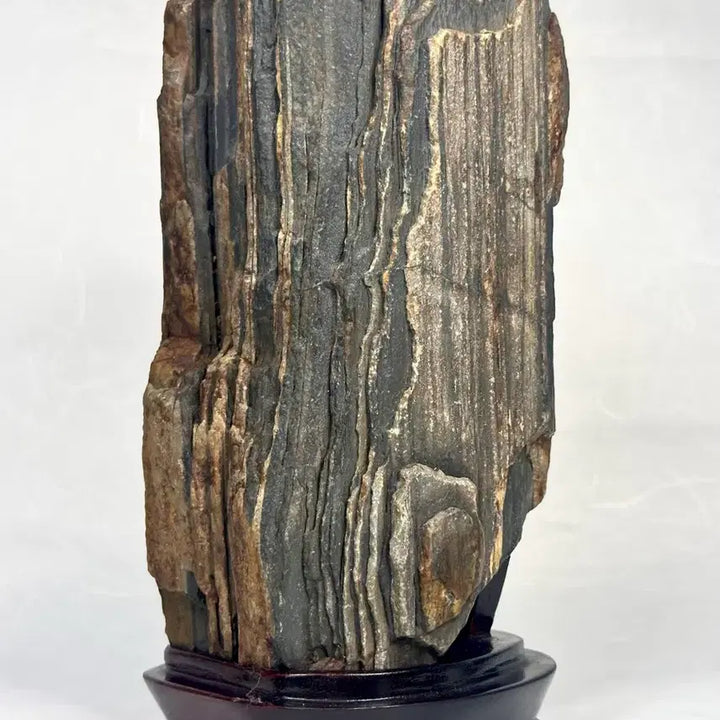 [BUNJANG] Namhangang River Chocolate Stone Landscape Stone / 초코석 절벽경 토막석 변화석 수석