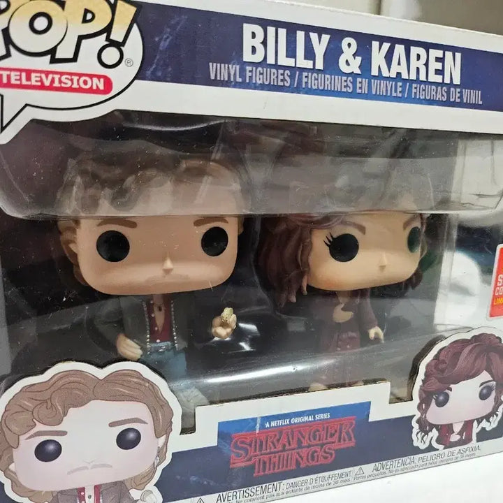 [BUNJANG] Funko Pop Stranger Things Billy &amp; Karen Set / 펀코팝 기묘한이야기 빌리&amp;카렌 세트