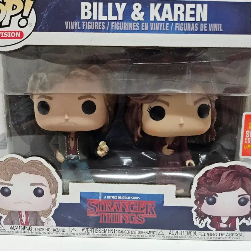 [BUNJANG] Funko Pop Stranger Things Billy &amp; Karen Set / 펀코팝 기묘한이야기 빌리&amp;카렌 세트