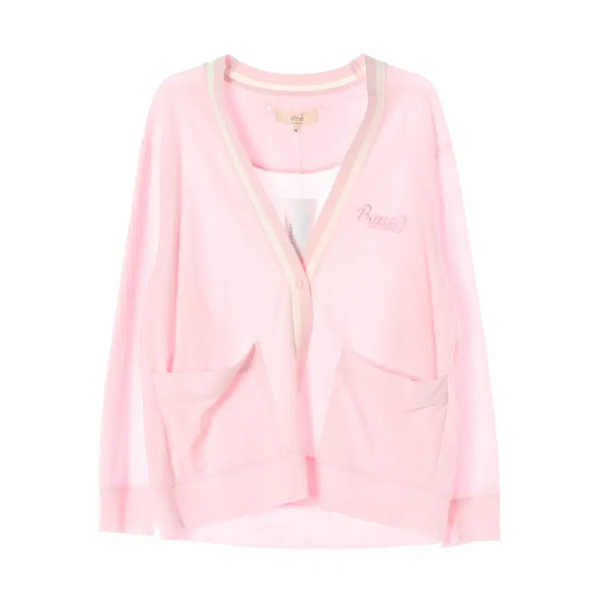 [BUNJANG] A.T. Corner Vanessa Bruno 22SS Cotton Pink Cardigan / (새상품) 아떼바네사브루노 22SS 코튼 핑크 가디건