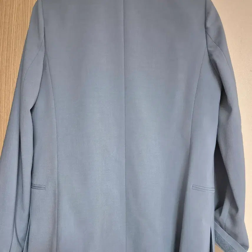 [BUNJANG] It MICHAA Sky Blue Double Jacket (55-66) / 잇미샤 하늘색 봄자켓(55-66)