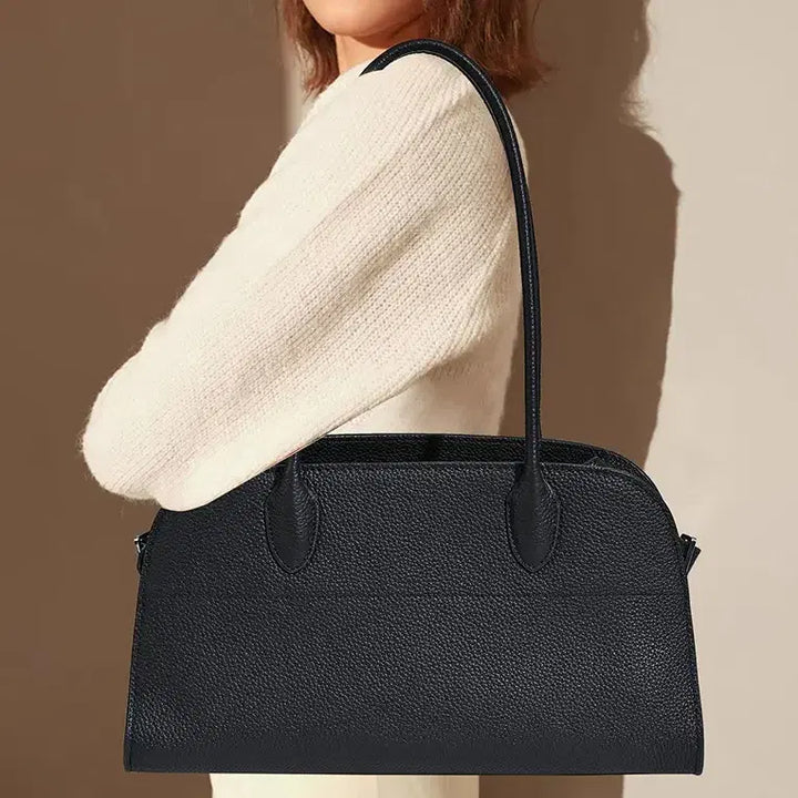 [BUNJANG] Natural Leather Handmade Shoulder Bag / 천연 가죽 수제 가방 숄더백 연예인 가방