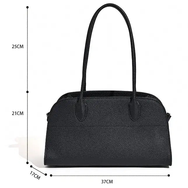 [BUNJANG] Natural Leather Handmade Shoulder Bag / 천연 가죽 수제 가방 숄더백 연예인 가방
