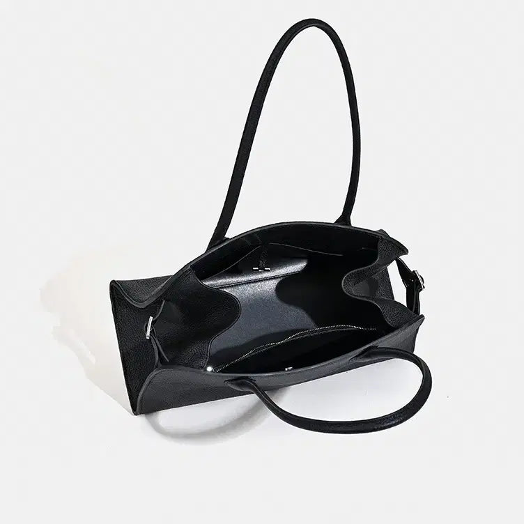 [BUNJANG] Natural Leather Handmade Shoulder Bag / 천연 가죽 수제 가방 숄더백 연예인 가방