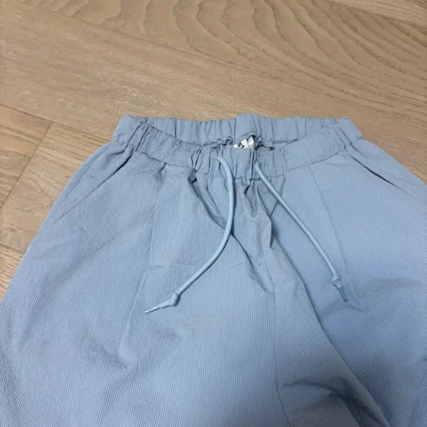 [BUNJANG] Seersucker Striped Cargo Jogger Pants / 시어서커 밴딩 조거 카고 팬츠