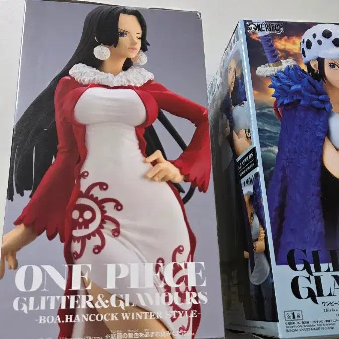 [BUNJANG] One Piece Boa Hancock &amp; Law (Female Version) Figure / 윈피스 보아헨콕 로우여자버전 피규어