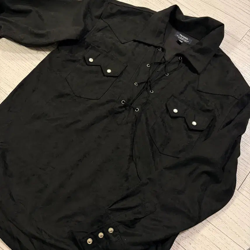 [SOLD OUT] Vorable 블랙 웨스턴 셔츠 M